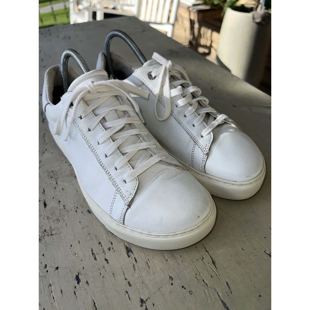 Birkenstock Bend Low White Leather Sneakers Size US 7-7.5 EU 38